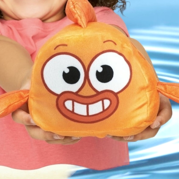 Baby Shark's Big Show! 2-in-1 Reversible Plush William & Captain Kelp - Picture 3 of 7